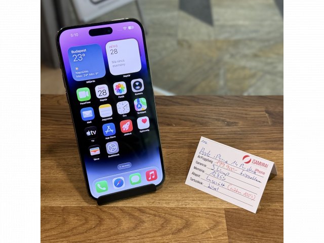 Apple iPhone 14 Pro Max - 128GB - Lila - 100% akku ( 116.)