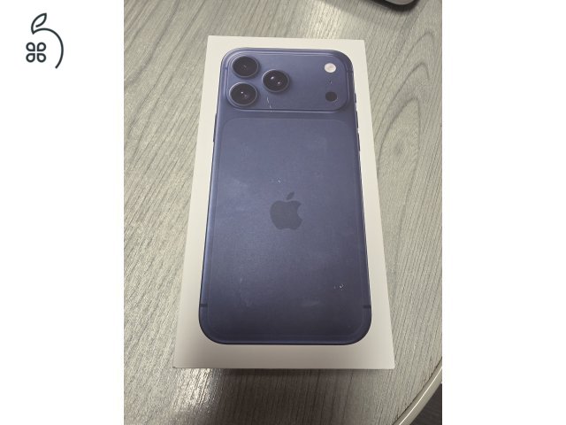 Apple iphone 17 Pro Max 512GB, Dual Sim (nano és e-sim), Új, Független, 3 év garanciával, mélykék színben, bontatlan dobozában gyári tartozékokkal eladó !