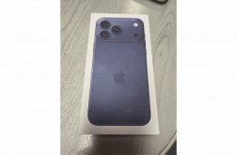Apple iphone 17 Pro Max 512GB, Dual Sim (nano és e-sim), Új, Független, 3 év garanciával, mélykék színben, bontatlan dobozában gyári tartozékokkal eladó !