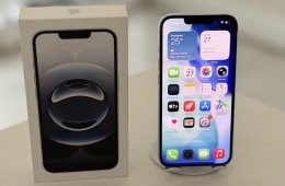 iPhone 16e 128GB Független Mint Az Új/2028.01.26.Apple Gar./Akku 100%/p4953