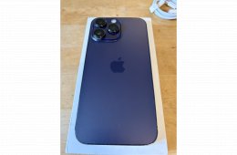 iPhone 14 Pro Max 128 GB Deep Purple | Független | Doboz | 84% | Hibátlan