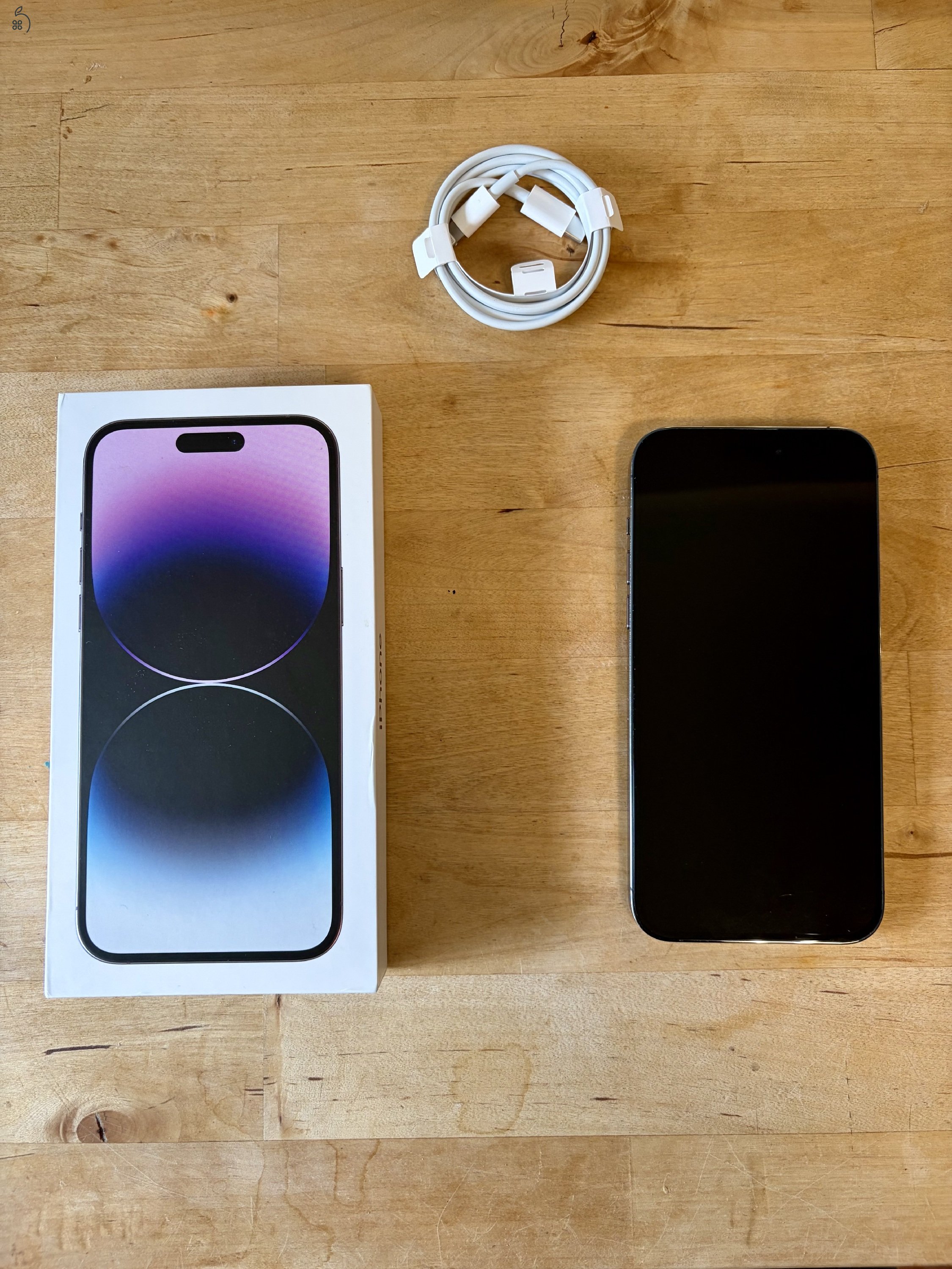 iPhone 14 Pro Max 128 GB Deep Purple | Független | Doboz | 84% | Hibátlan