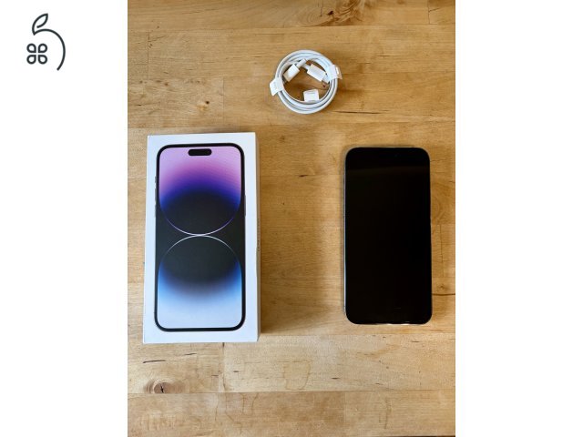 iPhone 14 Pro Max 128 GB Deep Purple | Független | Doboz | 84% | Hibátlan