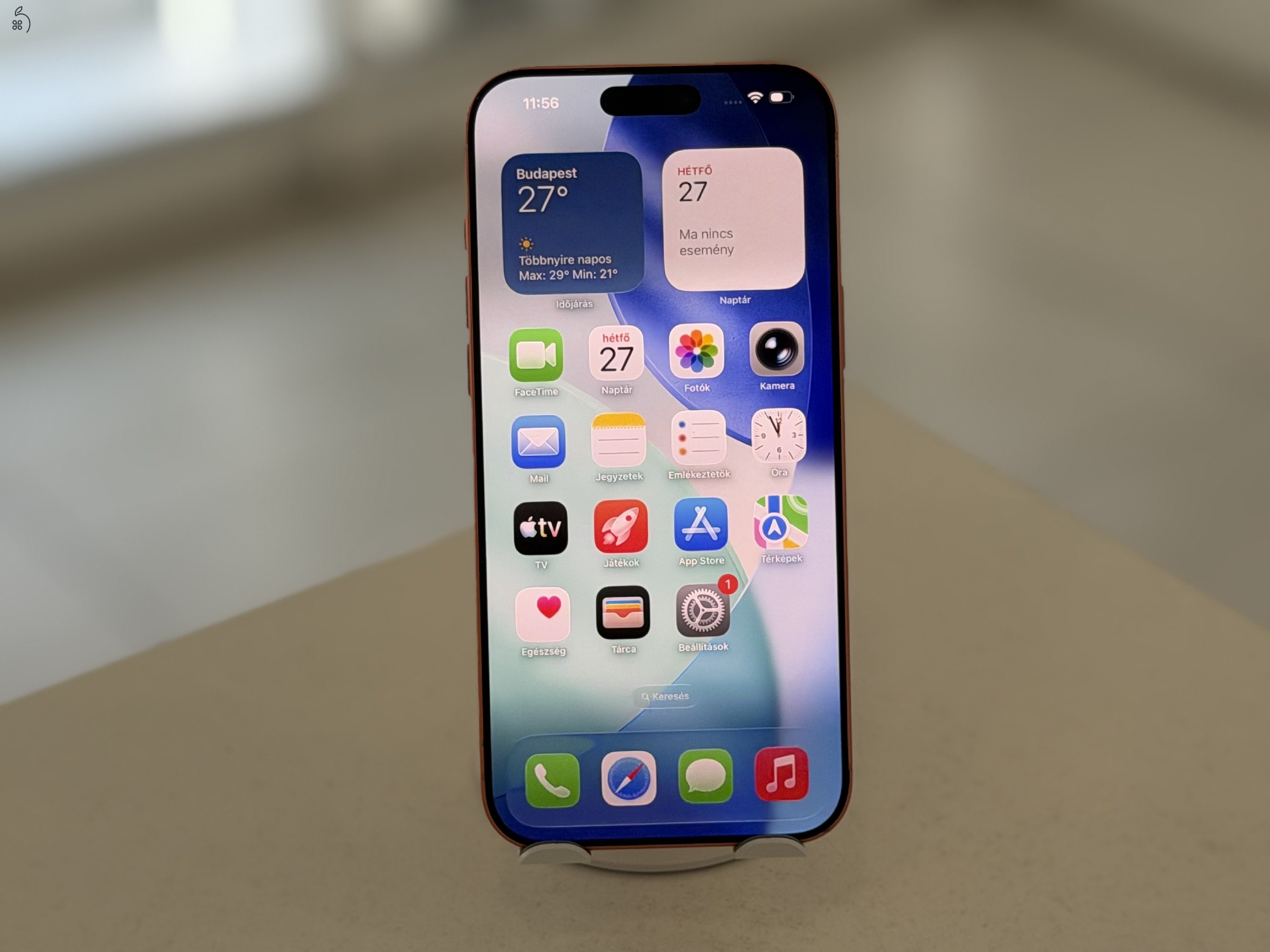 iPhone 17 Pro Max 256GB Független Használt/2026.szep. 29.Apple gar./Akku 100%/p4956