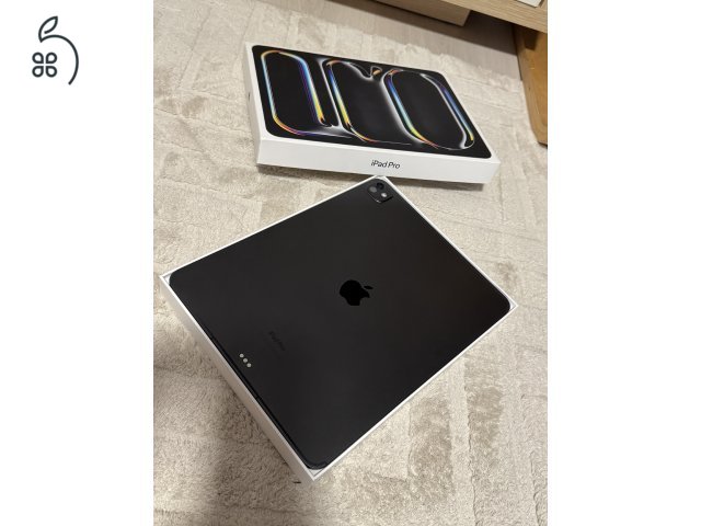 Gyönyörű iPad PRO 13 M4 Chip 256GB WIFI + 5G Cellular 100% akku!