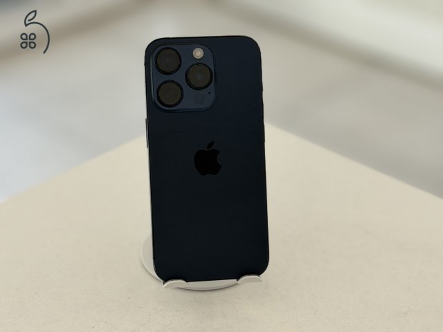iPhone 15 Pro 128GB KÉK Független Használt/1 hónap gar./Akku 88%/p4961