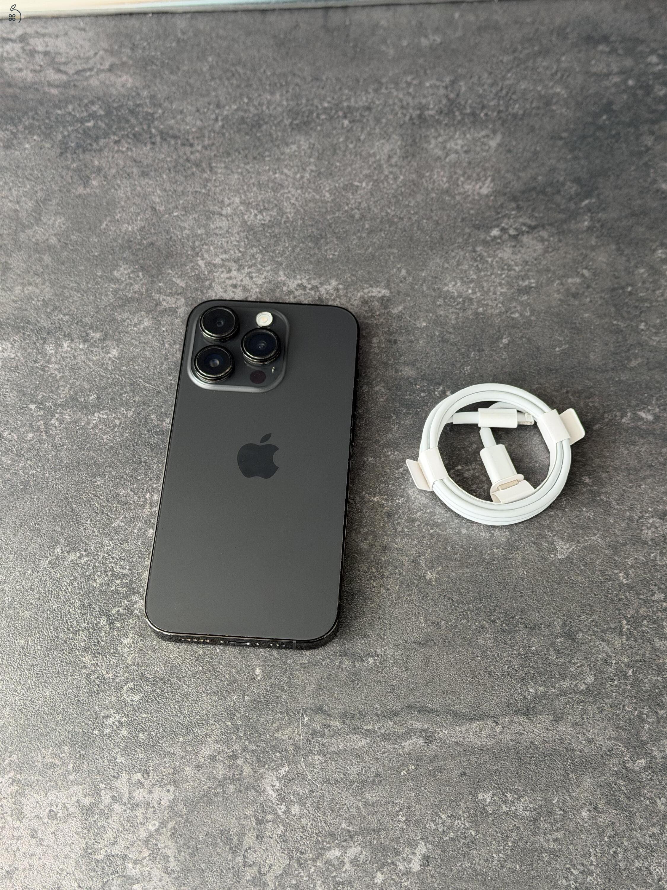 Apple iPhone 14 Pro, 128Gb, Kártyafüggetlen, Szép Állapotú, 100% Akkumulátor