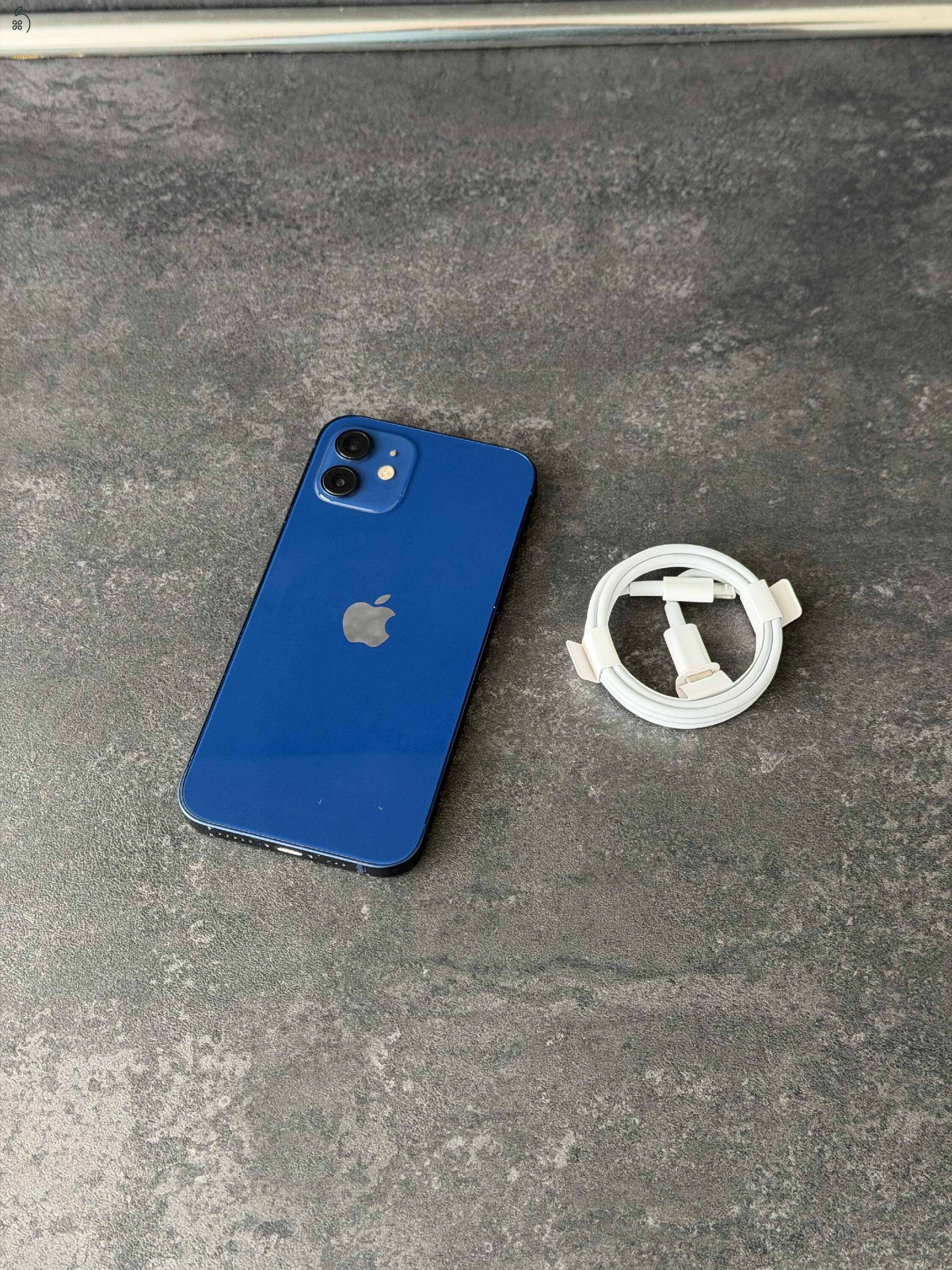Apple iPhone 12, 64Gb, Kártyafüggetlen, Szép Állapotú, 100% Akkumulátor