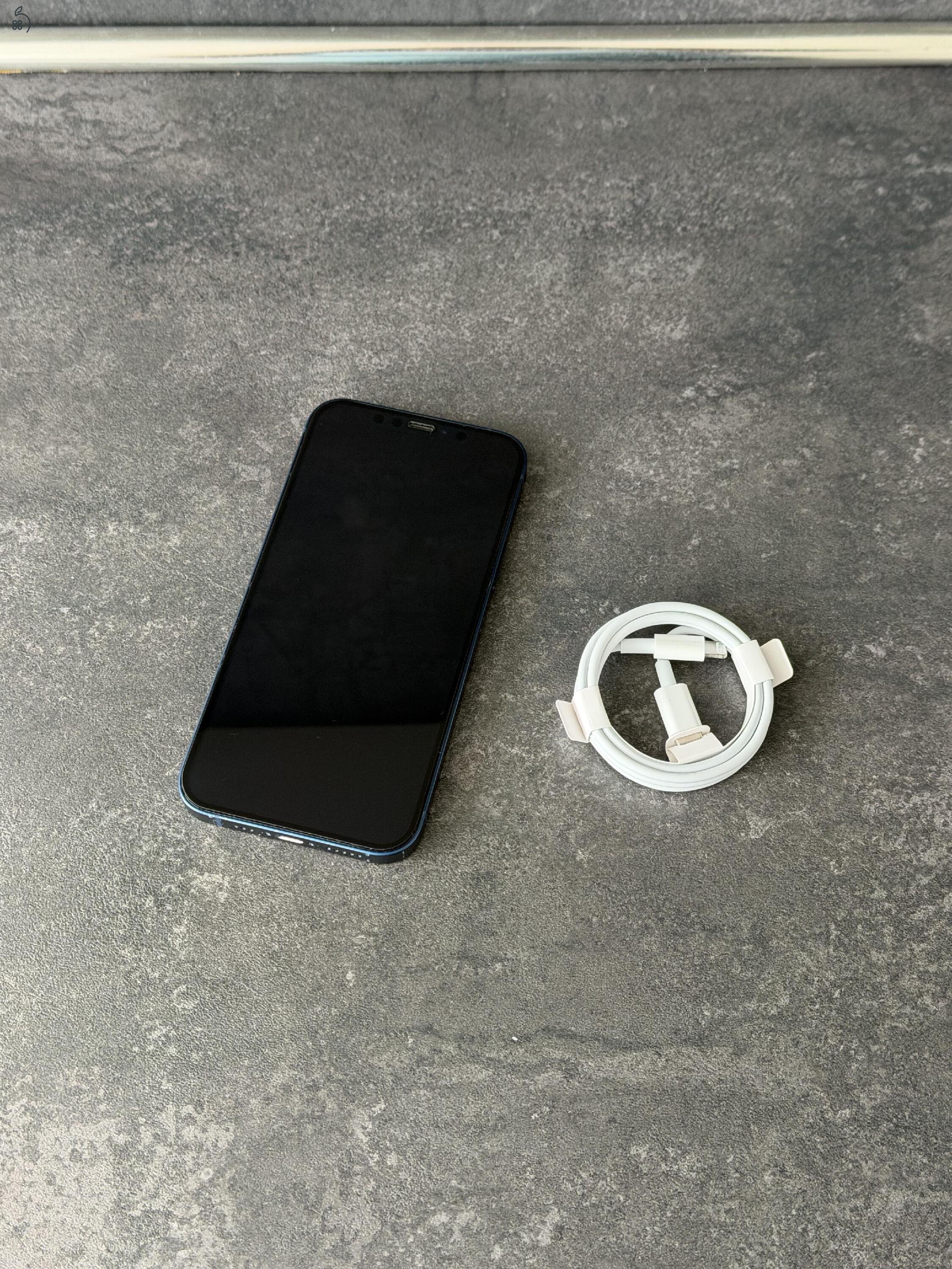 Apple iPhone 12, 64Gb, Kártyafüggetlen, Szép Állapotú, 100% Akkumulátor