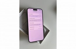 Újszerű iPhone 15 Pro Max 256GB Black Titanium Független (86%)