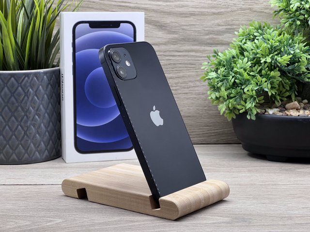 iPhone 12 Black 128GB 2 ÉV Garanciával 100%