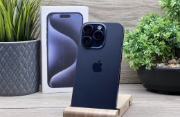 iPhone 15 Pro Blue Titanium 128GB 2 ÉV Garanciával 91%