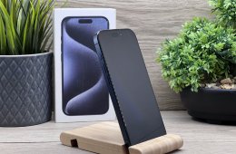 iPhone 15 Pro Blue Titanium 128GB 2 ÉV Garanciával 91%