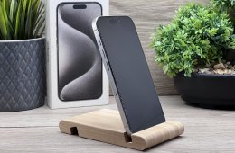 Hibátlan iPhone 15 Pro White Titanium 128GB 2 ÉV Garanciával 92%