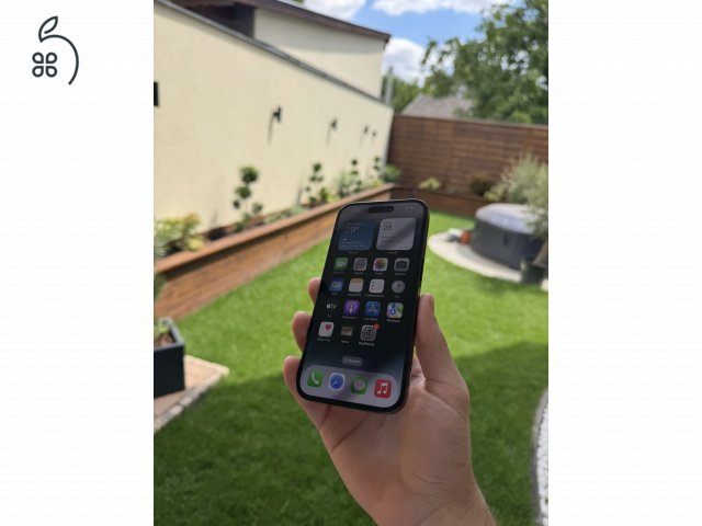 iPhone 14 PRO 128GB - Space Black, hibátlan - 1 ÉV GARANCIA!