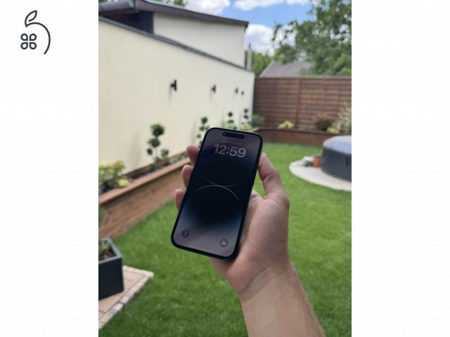 iPhone 14 PRO 128GB - Space Black, hibátlan - 1 ÉV GARANCIA!