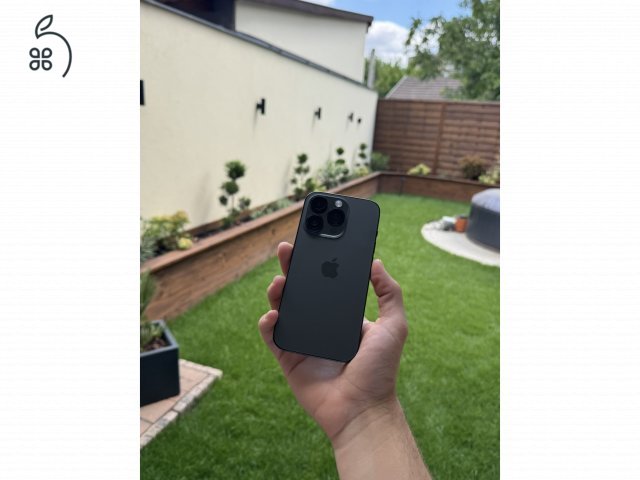 iPhone 14 PRO 128GB - Space Black, hibátlan - 1 ÉV GARANCIA!