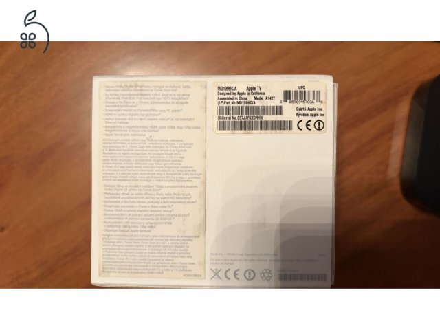 Apple TV 3. generáció (A1427) – komplett, hibátlan működéssel