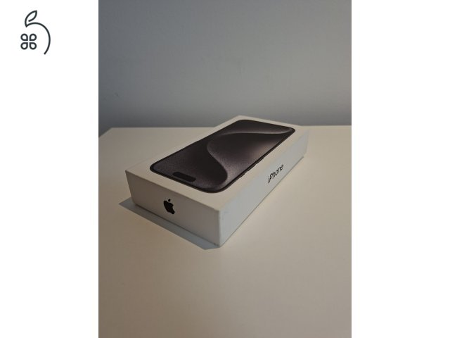 iPhone 15Pro Black Titanium 256GB – ÚJSZERŰ – 100% GYÁRI AKKSI!!!