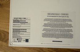 MacBook Pro 2020 M1 - 8GB/512GB - 94% akksi, 156 ciklus