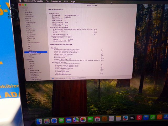 Apple MacBook Air 13.3 M1 (2020) Notebook 2028.08.-hó ig GYÁRI GARANCIA!