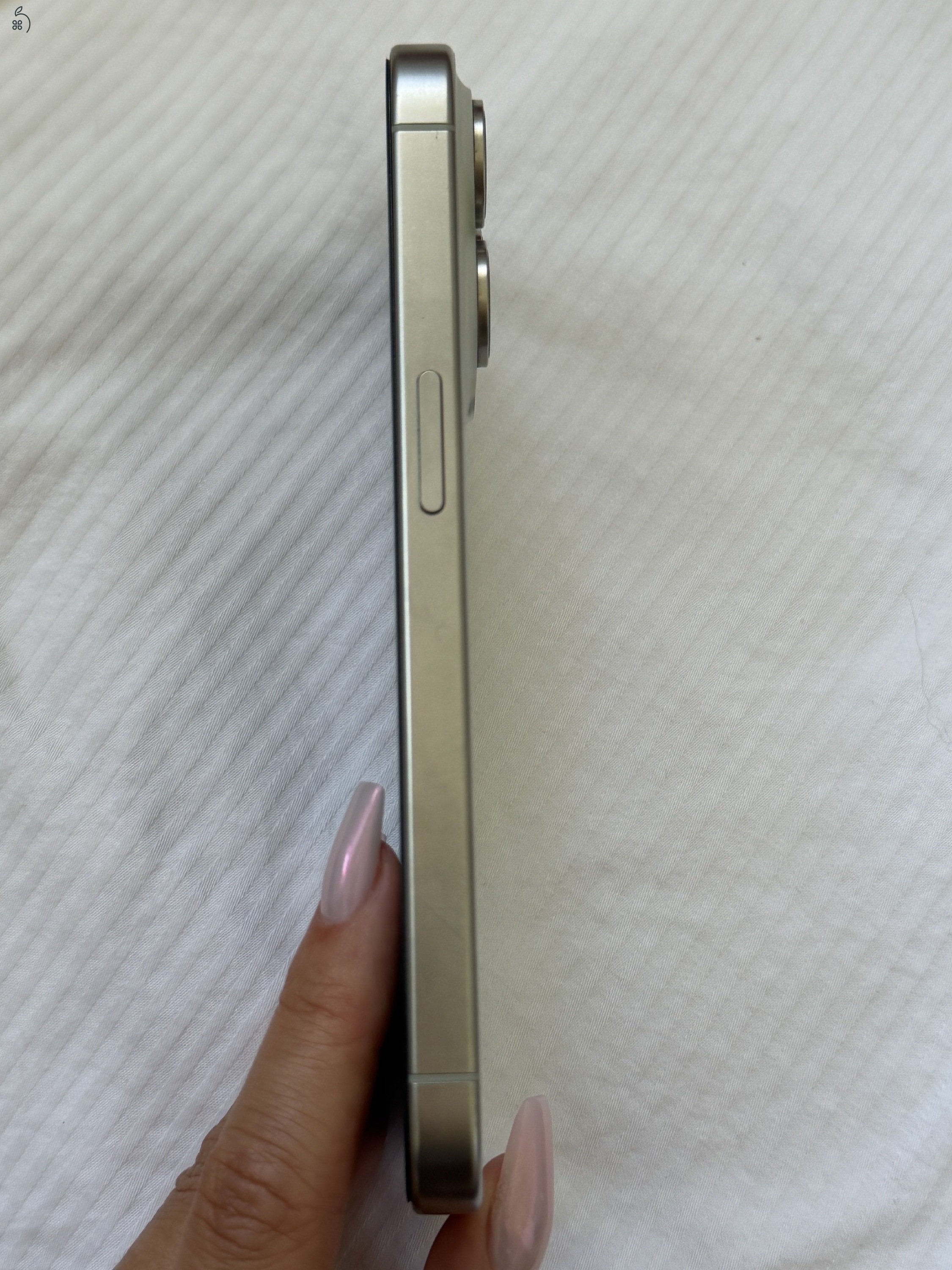 Apple iPhone 15pro 128GB (Titán Fehér)
