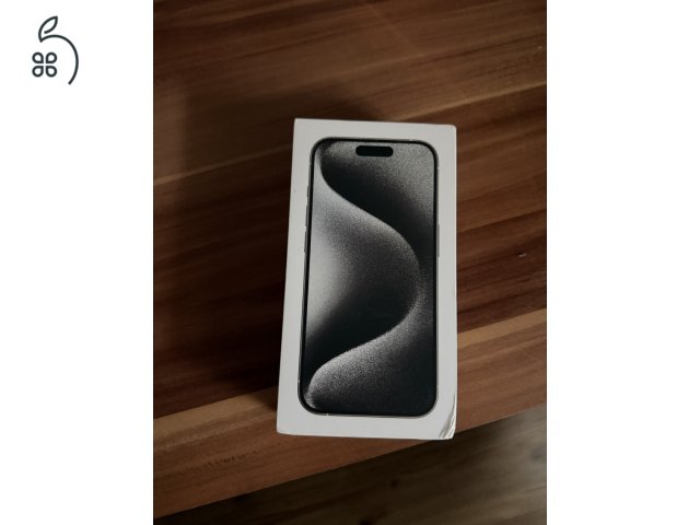 Apple iPhone 15pro 128GB (Titán Fehér)