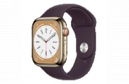 Apple Watch Series 8 Stainless Steel 41mm Gold 100% GPS+Cellular