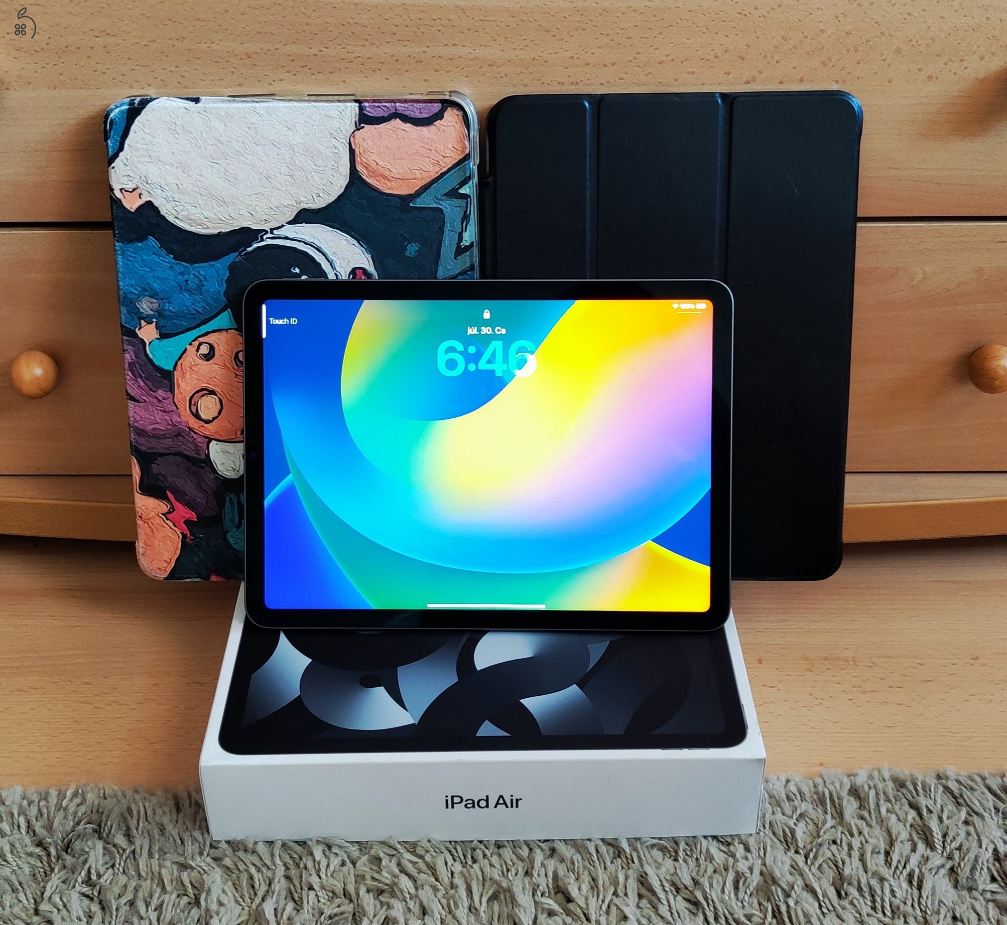Apple iPad Air 5 szürke (2022 10.9 256GB Wifi-s) 91% akkumulátor