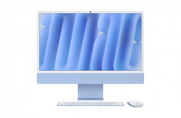 Apple IMAC 24: Blue/M4 10C CPU/ 10C GPU/16GB/256GB/NANO-TEXTURE-MAG NUM KB CTO