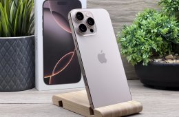 Hibátlan iPhone 16 Pro Max desert Titanium 256GB 2 ÉV Garanciával 91%
