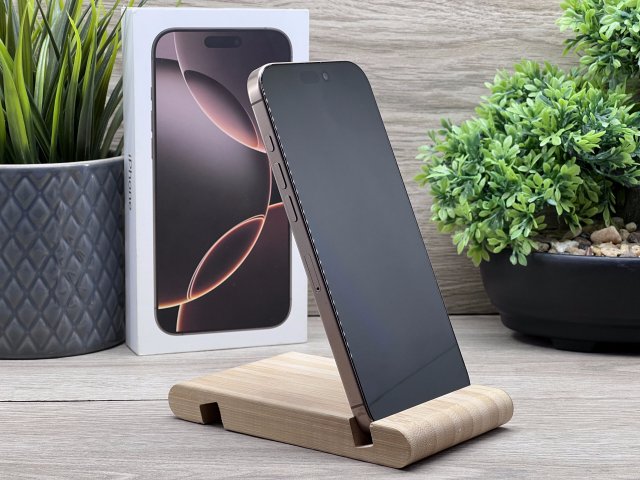 Hibátlan iPhone 16 Pro Max desert Titanium 256GB 2 ÉV Garanciával 91%