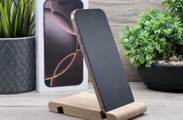 Hibátlan iPhone 16 Pro Max desert Titanium 256GB 2 ÉV Garanciával 91%