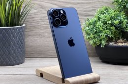 iPhone 15 Pro Max Blue Titanium 256GB 2 ÉV Garanciával 90%