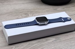 Hibátlan Apple Watch S9 Silver 41mm 2 ÉV Garanciával 90%