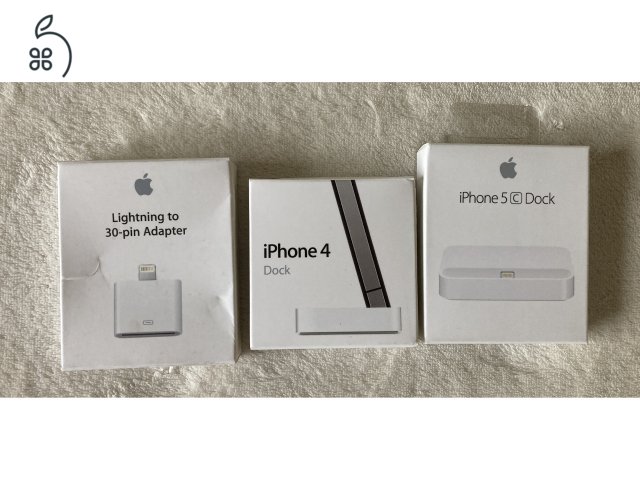 Iphone headset, dokkoló ÚJ eredeti bontatlan gyüjtőknek