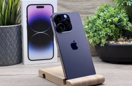 Hibátlan iPhone 14 Pro Deep Purple 256GB 2 ÉV Garanciával 91%