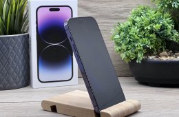 Hibátlan iPhone 14 Pro Deep Purple 256GB 2 ÉV Garanciával 91%