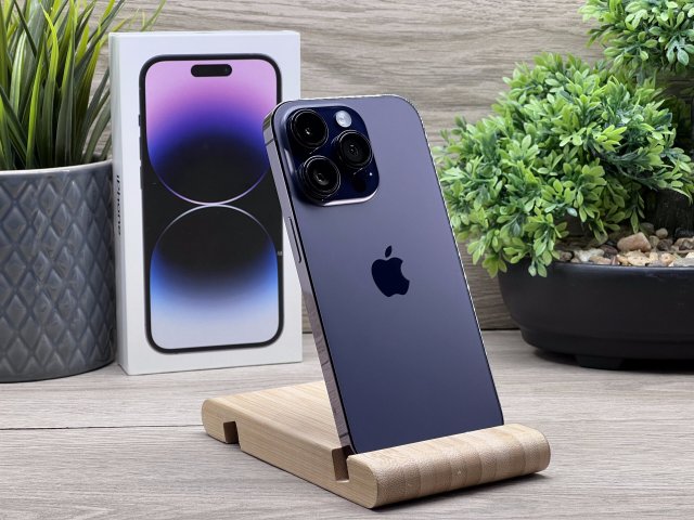 Hibátlan iPhone 14 Pro Deep Purple 256GB 2 ÉV Garanciával 91%