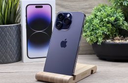 Hibátlan iPhone 14 Pro Deep Purple 256GB 2 ÉV Garanciával 91%