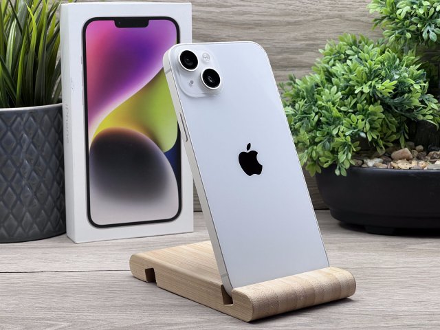 iPhone 14 Plus Starlight 256GB 2 ÉV Garanciával 91%