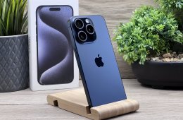 iPhone 15 Pro Blue Titanium 128GB 2 ÉV Garanciával 100%