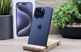 iPhone 15 Pro Blue Titanium 128GB 2 ÉV Garanciával 100%