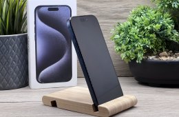 iPhone 15 Pro Blue Titanium 128GB 2 ÉV Garanciával 100%