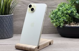 Hibátlan iPhone 15 Plus Yellow 256GB 2 ÉV Garanciával 100%