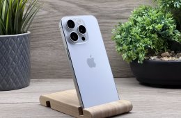 Hibátlan iPhone 15 Pro White Titanium 128GB 2 ÉV Garanciával 90%