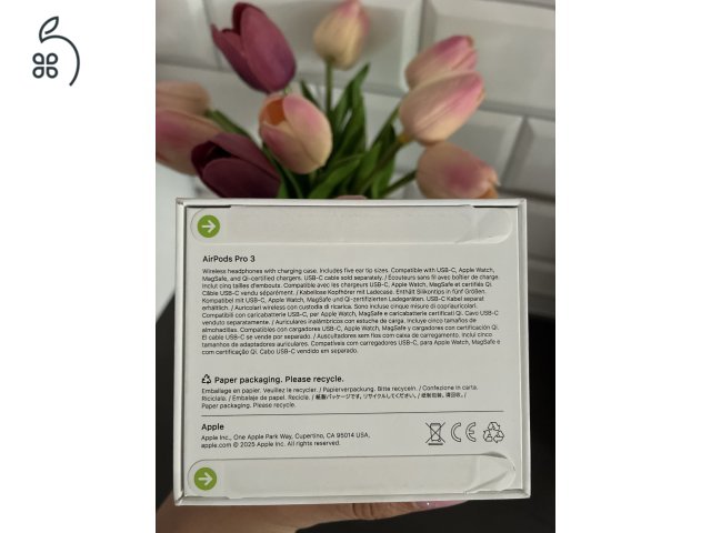 ÚJ, BONTATLAN AirPods Pro 3 ELADÓ – SZÁMLÁVAL & GARANCIÁVAL! 