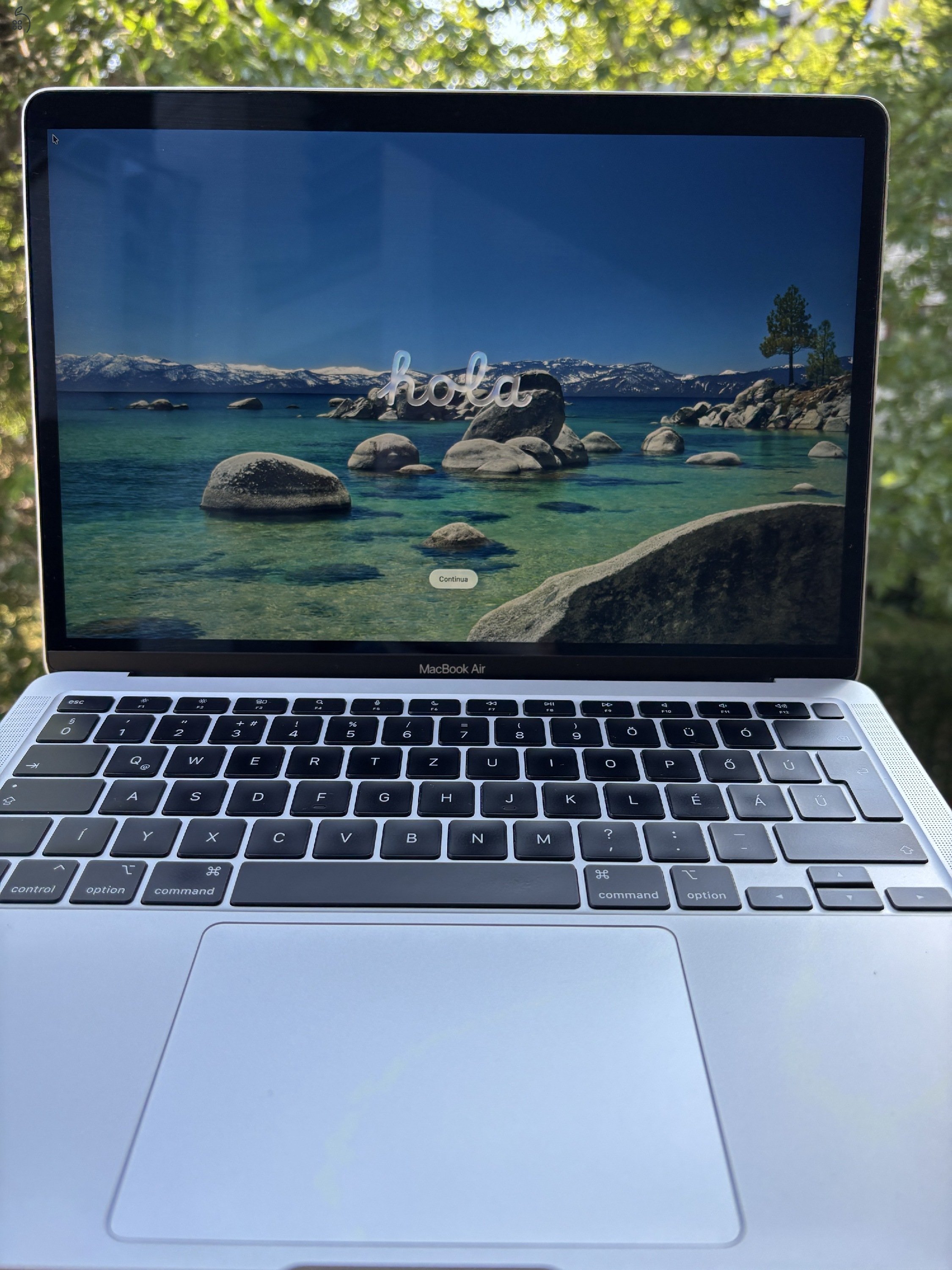 Apple MacBook Air (M1, 2020) 13” 8GB / 512GB, magyar billentyűzet, szép állapot
