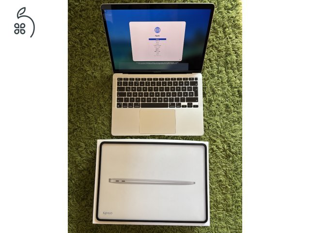 Apple MacBook Air (M1, 2020) 13” 8GB / 512GB, magyar billentyűzet, szép állapot