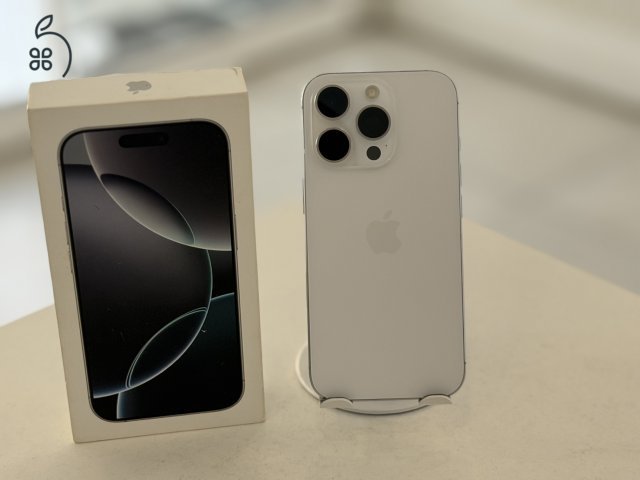 iPhone 16 Pro 256GB Független Mint Az Új/1 hónap gar./Akku 93%/p4971